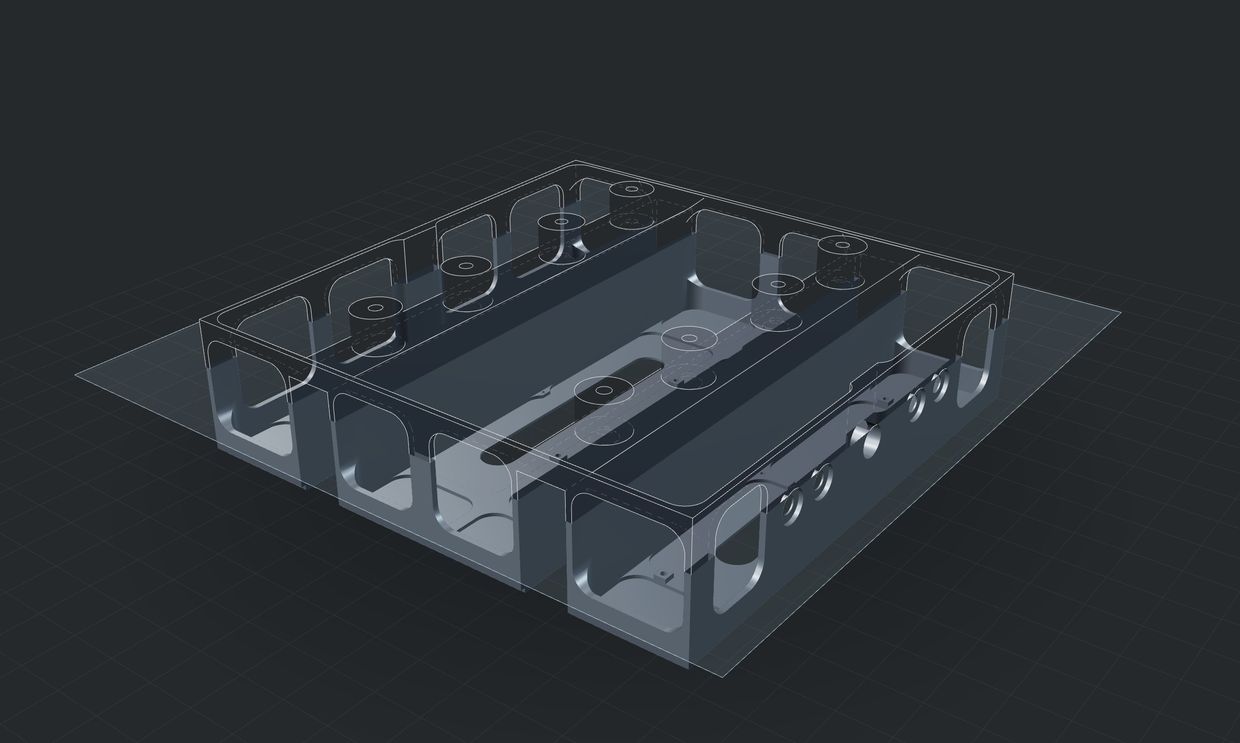3D-Modell eines Frästeils aus Aluminium, von der technischen Zeichnung zum fertigen Teil